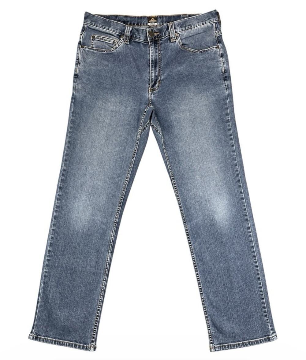 Ridgecut Toughwear Jeans Mens 36x32 Blue Denim Stretch Work Pants